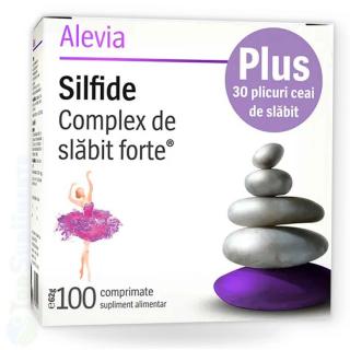 Silfide pastile si ceai de slabit Alevia 100 capsule + 30 plicuri