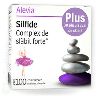 Silfide pastile si ceai de slabit Alevia 100cps + 30plicuri