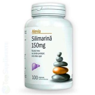 Silimarina 150mg supliment detoxifiant ficat Alevia 100 pastile