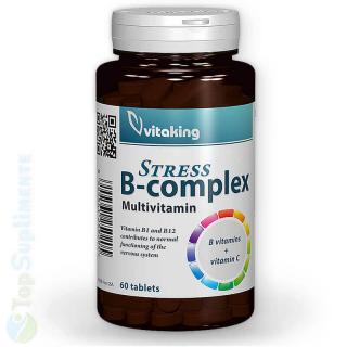 Stress B Complex vitamine B si C Vitaking 60cps