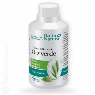 Suc de orz verde capsule energie, antioxidant Rotta Natura 90cp