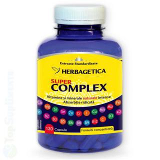 Super Complex vitamine si minerale 120 capsule Herbagetica