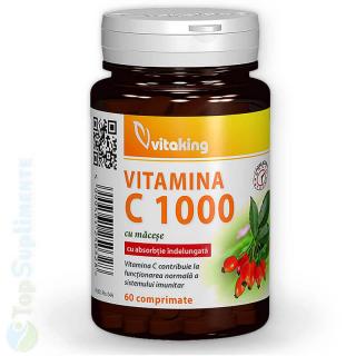 Vitamina C-1000 macese absorbtie lenta 60tab. Vitaking