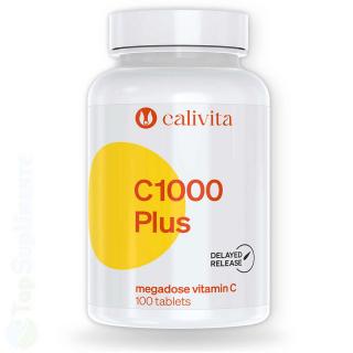 Vitamina C 1000 Plus cu eliberare prelungita Calivita 100tab