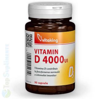 Vitamina D3 4000 UI Forte capsule Vitaking 90tab