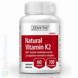 Vitamina K2 naturala 60cps. Zenyth (oase, sistem osos)