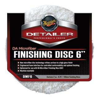 DA Microfiber Finishing Disc 6  , disc polish finish cu microfibra 15,24 cm, pachet 2 buc