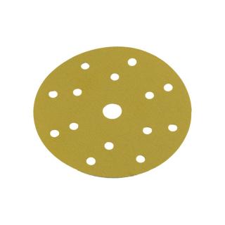 Disc abraziv Premium Gold 150 mm, velcro, 15 gauri