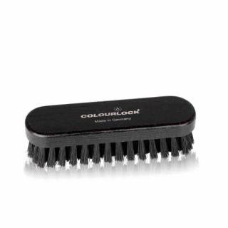 Leather Brush Large Black, perie curatare piele, neagra