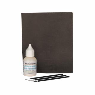 Leather Glue Rip Repair Set with Backlining Cloth, kit reparare piele