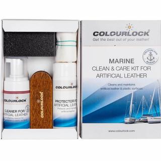 Marine Clean and Care Kit for Artificial Leather, solutie curatare si intretinere piele artificiala si plastic ambarcatiuni