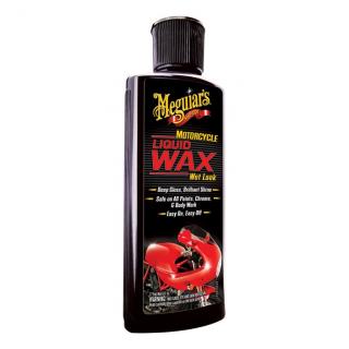 Motorcycle Liquid Wax Wet Look, ceara lichida curatare, polishare si protectie intr-un singur pas, pentru motociclete, flacon 177 ml