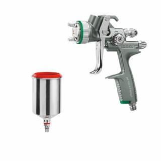 Pistol vopsit Jet 100 B F HVLP, pahar aluminiu 750 ml, QCC