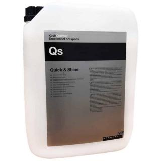 Qs - Quick and Shine, solutie detailing rapid universala cu efect hidrofob, 10 ltr