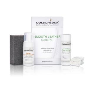 Smooth Leather Care Kit cu Leather Protector set curatare si protectie piele, 125ml 150 ml