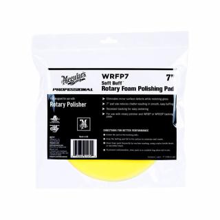 Soft Buff Rotary Foam Polishing Pad 7  , burete polish mediu galben 17,78 cm