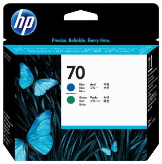 Cap de printare HP 70 (C9408A) DesignJet, albastru si verde (Blue and Green), original