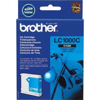 Cartus cerneala Brother LC1000C, Cyan, original, 400 pagini