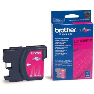 Cartus cerneala Brother LC1100HY-M, roz (magenta), original, 750 pagini