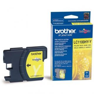 Cartus cerneala Brother LC1100HY-Y, galben (yellow), original, 750 pagini