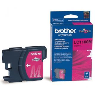 Cartus cerneala Brother LC1100M, roz (magenta), original, 325 pagini, 10.6 ml