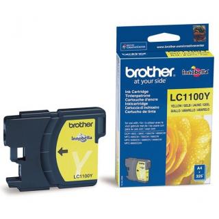 Cartus cerneala Brother LC1100Y, galben (yellow), original, 325 pagini, 5.5 ml