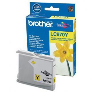 Cartus cerneala Brother LC970Y, galben (yellow), original, 300 pagini, 9 ml