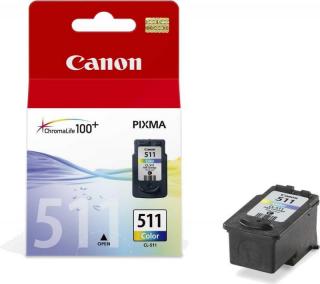 Cartus cerneala Canon CL-511, color (Cyan, Magenta, Yellow), original, 244 pagini, 9 ml