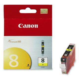 Cartus cerneala Canon CLI-8Y, galben (yellow), original, 420 pagini, 13 ml