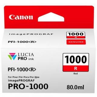 Cartus cerneala Canon PFI-1000, rosu (red), original, 80 ml