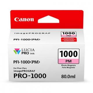 Cartus cerneala Canon PFI-1000PM foto magenta (photo magenta), original, 80 ml