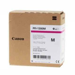 Cartus cerneala Canon PFI-1300, magenta, original, 330ml