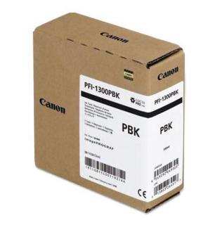 Cartus cerneala Canon PFI-1300, negru foto (Photo Black), original, 330 ml