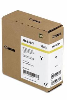 Cartus cerneala Canon PFI-1300Y, galben (yellow), original, 330ml