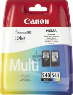 Cartus cerneala Canon PG-540 CL-541, negru si color (black and colour), original, 180 pagini, 2 x 8 ml