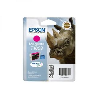 Cartus cerneala Epson T1003, roz (magenta), original, 635 pagini, 11.1 ml