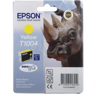 Cartus cerneala Epson T1004, galben (yellow), original, 990 pagini, 11.1 ml