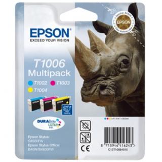 Cartus cerneala Epson T1006, multipack (cyan, magenta, galben), original, 33.3 ml