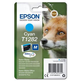 Cartus cerneala Epson T1282, albastru (cyan), original, 260 pagini, 3.5 ml