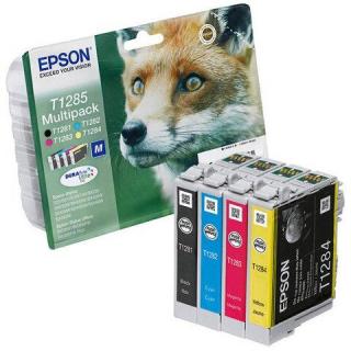 Cartus cerneala Epson T1285, 4 culori (Black, Cyan, Magenta, Yellow), original, 16.4 ml