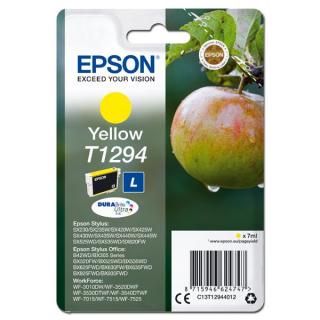 Cartus cerneala Epson T1294, galben (yellow), original, 330 pagini, 7 ml