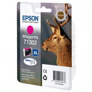 Cartus cerneala Epson T1303 roz  (Magenta), original, 600 pagini, 10 ml