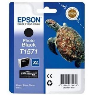 Cartus cerneala Epson T1571, negru foto (photo black), original, 25.9 ml