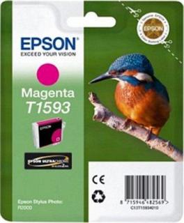 Cartus cerneala Epson T1593, roz (magenta), original, 17 ml