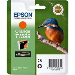 Cartus cerneala Epson T1599, portocaliu (orange), original, 17 ml