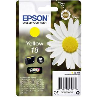 Cartus cerneala Epson T1804 galben (Yellow), original, 180 pagini, 3.3 ml