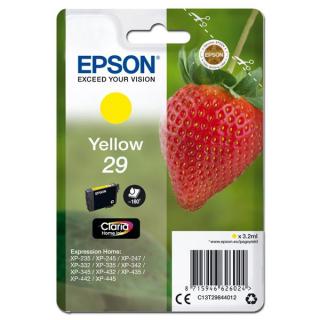 Cartus cerneala Epson T298440, galben (Yellow), original, 180 pagini, 3.2 ml