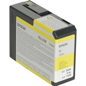 Cartus cerneala Epson T580400, galben (yellow), original, 80 ml