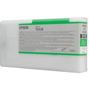 Cartus cerneala Epson T653B, verde (green), original, 200 ml