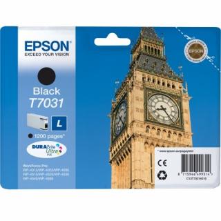 Cartus cerneala Epson T7031, negru (black), original, 1200 pagini, 24 ml